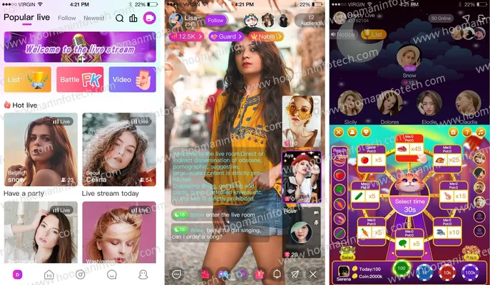 Bigo Live-Style Streaming App screenshot 1